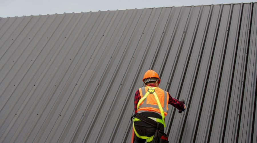 Professional metal roof installation in Marlin, WA